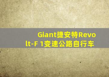 Giant捷安特Revolt-F 1变速公路自行车